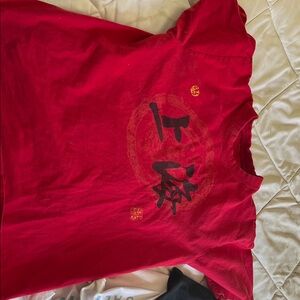 Red Graphic Short Sleeve Tee